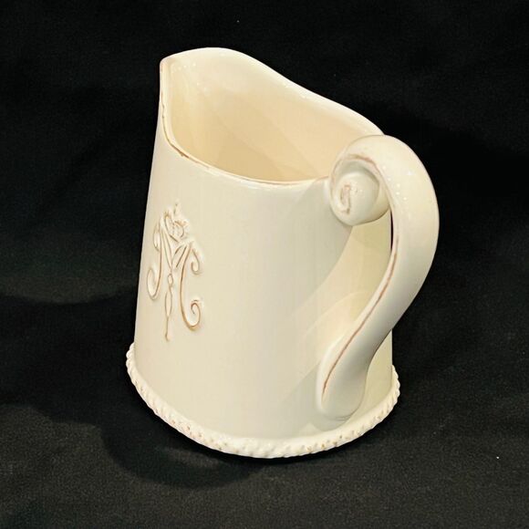 Farmhouse Off White Ceramic Creamer - Picture 4 of 4
